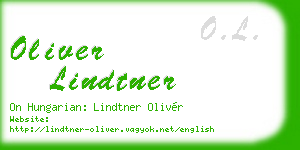 oliver lindtner business card
