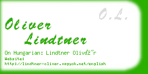 oliver lindtner business card